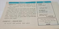 30 Ocak 1997-Orijinal Takvim Yaprağı-Doğum Günü-Söz,Nişan,Nikâh,Düğün ve Önemli Günler Hediyesi-Hicret Takvimi-Ayet(Hadis)-(İbrahim-34)-Y.Selim'in Kahire'yi Fethi(1517)-Bereket Ayı-O Nizam-Anonim
