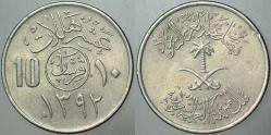SUUDİ ARABİSTAN 10 HALALA 1972.