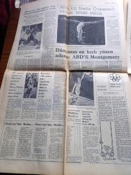Cumhuriyet Gazetesi - Turkish Newspaper - 26 Temmuz 1976 - Hora'nın tarihsel görevi yazan Orhan Apaydın Başmakale - Atina ve Ankara'nın karşılıklı yumuşak beyanları gerginliği azalttı - Merih'te B ve G harflerine benzer şekiller görüldü - TÖB DER genel kurulunda olaylar çıktı - Rektörler toplantısında  komando saldırıları eleştirildi - MEYÖD Genel sekreteri Serdar Gündoğdu bazı öğretmenler derslerde faşist ve ırkçı propaganda yapıyorlar dedi - Başbakan Süleyman Demirel Bugün Bursa'ya giderek bazı temel atma törenlerinde bulunacak - ihracatçı Yahya Demirel geçen yıl zarar ettiğini bildirerek maliyeye vergi ödemedi - umut ölülerde mi yazan Oktay Akbal - Kaddafi uçak kaçırma ve tedhişçiliğin karşısında olduğunu açıkladı - Abdülcanbaz çizen Turhan Selçuk - Kaya çukuru yazan Melih Cevdet Anday - dünyanın en hızlı yüzen adamı ABD'li Montgomery Fotoğrafı - altın kız Nadia Comaneci ölümle tehdit edildi - Sovyetler Birliği greko romende altınları topladı - Tv'de yine Montreal olimpiyatları