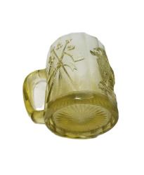 OSMANLI DÖNEMİ AY YILDIZLI BAYRAK VE ASLAN RESİMLİ LİON BİRA BARDAĞI