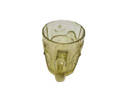 OSMANLI DÖNEMİ AY YILDIZLI BAYRAK VE ASLAN RESİMLİ LİON BİRA BARDAĞI