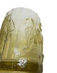 OSMANLI DÖNEMİ AY YILDIZLI BAYRAK VE ASLAN RESİMLİ LİON BİRA BARDAĞI