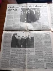 Cumhuriyet Gazetesi - Turkish Newspaper - 29 Temmuz 1989 - Aman doktor yazan Uğur Mumcu Başmakale - Anadolu liseleri ve özel okul sınav birincileri Kayseri ve Uşak'tan - yüksek askeri şura 1 ağustosta toplanıyor - TRT makası insan bir kere doğar ile Varrenes Gecesi filmlerini doğradı - 1 Mayıs davasında 8 tahliye - Dikili Kültür Sanat festivalinden af çağrısı - Mehmet Keçeciler Turgut Özal çekilirse aday olurum dedi - Süleyman Demirel'in İstanbul turu THY'nin yüzde 49'u toplu konutun - TÜSİAD ayrıcalık istiyor - İran'da devri Rafsancani - aydınların yazgısı değişmeyecek mi yazan Behzat Ay - Oral Çalışlar 12 mart'tan 12 eylül'e Mamak'ı yazdı - sanatçı Kayahan Fotoğrafı - Anadolu liseleri ve özel okullar kazananlar tam liste - ne olacağım demeli yazan Mehmed Kemal - Esenyurtlular su istiyor - Çankaya krizleri doktor Hikmet Özdemir'in araştırması - Gülhane'de bugün Zülfü Livaneli konseri - Kadıköy belediyesi Sanat ve Kültür sorumlusu Kamil Kalyoncu Nazım Hikmet'i dinlemeyen çekip gitsin