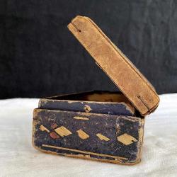 1940 Koleksiyonluk Nadir Saman Kakma Kutu