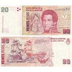 ARJANTİN 20 PESO 2013 ÇİL KONDİSYON.