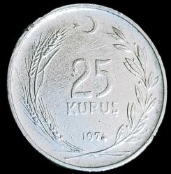 1974 25 Kuruş