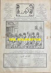 Osmanlıca Karagöz Mizah Dergisi-Gazetesi, Orijinal Dönem Basım, (Ottoman Magazine-Newspaper-Journal Illustré Cara-Gueuz) - 8 Ağustos 1923 - Sayı: 1606 - Hicri: 25 Zilhicce 1341 - Rumi: 8 Ağustos 1339 - Karikatür: Millet Meclisi Açılıyor 