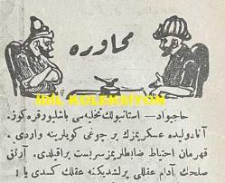 Osmanlıca Karagöz Mizah Dergisi-Gazetesi, Orijinal Dönem Basım, (Ottoman Magazine-Newspaper-Journal Illustré Cara-Gueuz) - 25 Ağustos 1923 - Sayı: 1611 - Hicri: 12 Muharrem 1342 - Rumi: 25 Ağustos 1339 - Karikatür: 