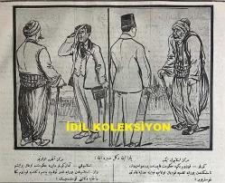 Osmanlıca Karagöz Mizah Dergisi-Gazetesi, Orijinal Dönem Basım, (Ottoman Magazine-Newspaper-Journal Illustré Cara-Gueuz) - 25 Ağustos 1923 - Sayı: 1611 - Hicri: 12 Muharrem 1342 - Rumi: 25 Ağustos 1339 - Karikatür: 