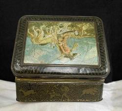 1950 Batı Alman Teneke Tütün Kutusu