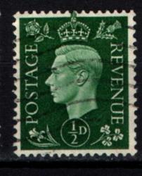 Büyük Britanya 1937-1939 Kral George VI 0.5D (ws2173)