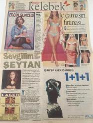 HÜRRİYET KELEBEK GAZETESİ DOĞUM GÜNÜ HEDİYESİ (TURKISH NEWSPAPPER) - 3 MART 1998 - SADECE 4 SAYFADIR -Kanat Güner-Figen Yanık-Yasemin Boran-Tekin Aral-Güzin Abla-Özlem Esmergül-Füsun Onal-İlkay Tuna-Zafer Ergün-Hasan Öz-Selda Alkor-Hülya Koçyiğit-Eroin güncesi-Sevgilim şeytan-Ölmeye karar verdim-İç çamaşırı fırtınası-Formda aves formülü-Çocuk ilişkilerini anlamak zor-Başlatma kültüründen-TVde ne var ne yok-Biz adamı duman ederiz-Program olsun torba dolsun-Genç tiyatrocular uluslararası festivalde-Hint işine ilgi büyük-Altın Portakal’a doğru-Pideli doğumgünü-Ormanın Kitabı 2-Şafak vakti-Tarumara çifte tuzak-Ankara’da gündem