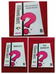 Kültür Yayıncılık 8.Sınıf LGS Fen Bilimleri & İngilizce & Din Kültürü ve Ahlak Bilgisi Bana Göre Soru Bankası
