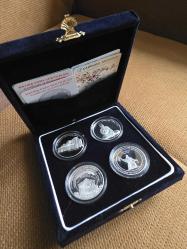 Anadolu'yu Aydınlatanlar Serisi 1-2-3-4, Hoca Ahmed Yesevi, Hacı Bektaş-ı Veli, Şeyh Edebali, Ahi Evran GÜMÜŞ, Sertifikalı