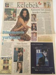 HÜRRİYET KELEBEK GAZETESİ DOĞUM GÜNÜ HEDİYESİ (TURKISH NEWSPAPPER) - 17 MART 1998 - SADECE 6 SAYFADIR -Erden Kıral-Ayten Gökçer-Nadire İçkale-Beyza Bilgin-Gündüz Tezmen-Tekin Aral-Neslihan Akbaydar-Alberto Rosignoli-Esra Ceyhan-güzin abla-Yasemin boran-Sevda Demirel-patavatsız reklam-anlat Şehrazat-Serdar Yalçın-Müşvik Kenter-Candan Erçetin-Meltem cumbul-kadriye Kenter-tam pirinç salatası tarifi falafel tarifi lezzetten buğday bereketi-sana tereyağ-Tyra Banks-Mehmet Ali Erbil-zeki Alasya-Metin Akpınar-Beste açar-Çarkıfelek-bir dilek tut yabancı filmi-