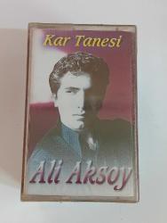 Ali aksoy kar tanesi   albümü acılmamış ambalajında sıfır  koleksiyon klasik  kaset  YILMAZ VİDEO