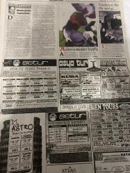 HÜRRİYET KELEBEK GAZETESİ DOĞUM GÜNÜ HEDİYESİ (TURKISH NEWSPAPPER) - 8 OCAK 1998 - SADECE 6 SAYFADIR -Yasemin Boran-Figen Erman-Filiz Öcal-Tayfun Talipoğlu-Safiye Osman-Bülent Osman-Azize Bergin-Ali Akay-Akbay Osman-Thomas Conlin-Ayşegül Kirmanoğlu-Çimen Karameroğulları-Bahar Göksu-Wesley Snipes-Gerard Depardieu-Diane Lane-Demir Akbağ-Yılmaz Erdoğan-Sinan Bengier-Afacan Dennis-El bebek gül bebek Tüp Bebek-Adım adım Türkiye-Ödül moral verdi-35imde tam kadın oldum-1998 yılında aslanlar-FBI CD peşinde-Akbayın resimleri Soyutta-Ankaranın sanatçıları Avrupa kentlerinde-Türkiyede ilk sergi-Evlilik zor bir oyundur-Uyuşturucuya hayır-Zarafet bunalımda-Ekstra magazin-Çarkıfelek kazandırıyor-Türkiyenin sinema gündemi-Günün filmleri