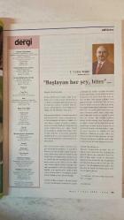 İSTANBUL DİŞHEKİMLERİ ODASI DERGİSİ - MART/NİSAN 2008 SAYI: 119 MUSTAFA DÜĞENCİOĞLU - TUNCAY TURGAY AKGÜN - GÜLSÜM AK - L. YAKUT ALKANER - SEVİL ARSLAN - PINAR EZERLER İZAR - MÜGE OZAR - SÜHA SERTABİBOĞLU - FÜSUN ŞEKER KARAGÖREN - İLHAN İŞLER - NİLGÜN ONANCI - ŞEBNEM AKÇIL - SİNAN KESGİN - ÇAĞLA OFLAS - ÖNDER KIZILKAYA  BİRLİKTEN KUVVET DOĞAR - GENEL KURULDA BULUŞALIM - ANADOLU YAKASI İRTİBAT BÜROSU - İSKEMİK KALP HASTALIKLARI VE DİŞHEKİMLİĞİ - BAŞLANGIÇ PERIODONTAL TEDAVİDE EL VE ULTRASONİK ALETLERİN KULLANIMI - REKLAM, ETİK VE DİŞHEKİMLİĞİ - MÜDF DEKANI PROF. DR. İLKNUR TANBOĞA: DİŞHEKİMLİĞİ KADINLARIN GÖZDE MESLEKLERİNDEN - DİŞHEKİMLİĞİNDE KADIN - KEŞKE DEMEMEK İÇİN… - KUŞAKTAN KUŞAĞA: YALÇIN & HABİB GAZZE - İÇİMİZDEN BİRİ: DİŞHEKİMİ DAVUT ŞEMS - ÇAĞDAŞ BİR ERMİŞ: DR. HÜSNÜ GÖKSEL - SAĞLIK DÜNYASI: HOBİSİ OLMAYAN ERKEN YAŞLANIR - HASTA GÜVENLİĞİ VE DİŞHEKİMLİĞİ - SANAT GÜNDEMİ: AYSEL GÜREL’İ KAYBETTİK - KİTAP - DUYURULAR - KALEM KAMİL - TAM TAKIM EKSİKSİZ 130 SAYFA