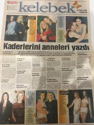 HÜRRİYET KELEBEK GAZETESİ DOĞUM GÜNÜ HEDİYESİ (TURKISH NEWSPAPPER) - 31 OCAK  2000 - SADECE 4 SAYFADIR -Deniz Murathanoğlu-Melis Murathanoğlu-Catherine Deneuve-Chiara Mastroianni-Terry Shields-Brooke Shields-Judy Garland-Liza Minnelli-Gudrun Schiffer-Claudia Schiffer-Goldie Hawn-Kate Hudson-Helena Bonham Carter-Tippi Hedren-Melanie Griffith-Jessica Capshaw-Phyllida Law-Emma Thompson-Janet Leigh-Jamie Lee Curtis-Cybill Shepherd-Clementine Shepherd-Blythe Danner-Gwyneth Paltrow-Naomi Judd-Wynonna Judd-Ahu Tuğbay-Yasemin Kozanoğlu-Leman Sam-Şevval Sam-Hülya Cindebeyoğlu-Ebru Cindebeyoğlu-Valerie Campbell-Naomi Campbell-Ayşe Arman-Yasemin Doran-Ersin Burak-Chic Young-Kaderlerini anneleri yazdı-Sen akşamları odanı kilitliyor musun-Ayşe’nin Gözücü-Şimdi platin zamanı-Astroloji-Bizimkiler-Fatoş-Dedektif Nik-Güngörmüşler-Mehmet Ali Erbil-Ataman Erkul-Fatih Altaylı-Mick Jagger-Jerry Hall-Ferragamo