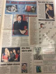 HÜRRİYET KELEBEK GAZETESİ DOĞUM GÜNÜ HEDİYESİ (TURKISH NEWSPAPPER) - 31 OCAK  2000 - SADECE 4 SAYFADIR -Deniz Murathanoğlu-Melis Murathanoğlu-Catherine Deneuve-Chiara Mastroianni-Terry Shields-Brooke Shields-Judy Garland-Liza Minnelli-Gudrun Schiffer-Claudia Schiffer-Goldie Hawn-Kate Hudson-Helena Bonham Carter-Tippi Hedren-Melanie Griffith-Jessica Capshaw-Phyllida Law-Emma Thompson-Janet Leigh-Jamie Lee Curtis-Cybill Shepherd-Clementine Shepherd-Blythe Danner-Gwyneth Paltrow-Naomi Judd-Wynonna Judd-Ahu Tuğbay-Yasemin Kozanoğlu-Leman Sam-Şevval Sam-Hülya Cindebeyoğlu-Ebru Cindebeyoğlu-Valerie Campbell-Naomi Campbell-Ayşe Arman-Yasemin Doran-Ersin Burak-Chic Young-Kaderlerini anneleri yazdı-Sen akşamları odanı kilitliyor musun-Ayşe’nin Gözücü-Şimdi platin zamanı-Astroloji-Bizimkiler-Fatoş-Dedektif Nik-Güngörmüşler-Mehmet Ali Erbil-Ataman Erkul-Fatih Altaylı-Mick Jagger-Jerry Hall-Ferragamo