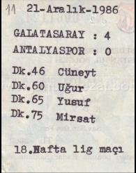 Galatasaray tarihi maç biletleri