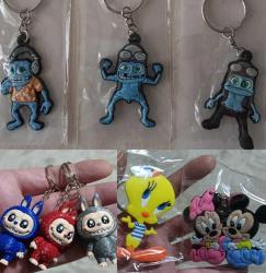 Koleksiyon nostalji tasarım dekor hediye vintage retro hobi reklam promosyon minyatür diorama sevimli canavar yaratık Labubu Tweety Bebek Mickey Minnie mouse figür oyuncak anahtarlık süs aksesuar set