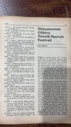 GÜNÜMÜZDE KİTAPLAR AYLIK KÜLTÜR DERGİSİ - 20/21 – AĞUSTOS/EYLÜL 1985  ERDAL ÖZ – FERRUH DOĞAN – TOMRİS UYAR – SÜREYYA BERFE – IŞIL ÖZGENTÜRK – KEMAL SÜLKER – ESEN ÇAMURDAN – SÜLEYMAN BULUT – HÜSEYİN FERHAD – RAMİS DARA – TAHİR ÖZÇELİK – SALİH BOLAT – AHMET ÖNEL – AHMET CEMAL – LEYLA PAMİR – M. ALİ KILIÇBAY – RIFAT MADENCİ – ALİŞ SAĞIROĞLU – MUZAFFER UYGUNER – DİNÇER SEZGİN – BEHZAT AY – TAMER K. BİLGİN – KADİR YERCİ – ATİLLA ÖZKIRIMLI – ŞENAY İŞÖZEN – SUAT AKOĞLU – BÜLENT ERKMEN  KAĞIDA YİNE ZAM – HAFİYELİK VE SANSÜR – YORGUNLAR VE ODALARDA – YAZMA HASTALIĞI – SENET DAVET SERVET – ON ÜÇ YIL ÖNCE – OKUR AZLIĞI VE SÖMÜRÜ – SANAT ÜRETİMDİR – REFİK DURBAŞ’IN ŞİİRİ – AHMET ADA’NIN ŞİİRLERİ – BİR İÇ EĞİTİM DİZİSİ – YANLIŞLIK TUTKUNLARI – YERSİZ ATAKLAR – ŞİİR VE ÖZGÜNLÜK’E EK – TEDAVÜLDEN KALKMIŞ PARALAR – GENE DE BİR CEVAP – SAYFİYEDE EDEBİYAT MATİNESİ – GÖKOVA SANTRALI FESTİVALİ – ÇAĞDAŞ YAYINCILIK – BİR ÇÖKÜŞ ROMANI – HİNDİSTAN’A BİR GEÇİT – SARTRE’IN SİNEKLERİ – TEVFİK FİKRET  - 72 SAYFA