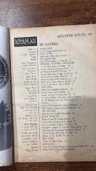 GÜNÜMÜZDE KİTAPLAR AYLIK KÜLTÜR DERGİSİ - 20/21 – AĞUSTOS/EYLÜL 1985  ERDAL ÖZ – FERRUH DOĞAN – TOMRİS UYAR – SÜREYYA BERFE – IŞIL ÖZGENTÜRK – KEMAL SÜLKER – ESEN ÇAMURDAN – SÜLEYMAN BULUT – HÜSEYİN FERHAD – RAMİS DARA – TAHİR ÖZÇELİK – SALİH BOLAT – AHMET ÖNEL – AHMET CEMAL – LEYLA PAMİR – M. ALİ KILIÇBAY – RIFAT MADENCİ – ALİŞ SAĞIROĞLU – MUZAFFER UYGUNER – DİNÇER SEZGİN – BEHZAT AY – TAMER K. BİLGİN – KADİR YERCİ – ATİLLA ÖZKIRIMLI – ŞENAY İŞÖZEN – SUAT AKOĞLU – BÜLENT ERKMEN  KAĞIDA YİNE ZAM – HAFİYELİK VE SANSÜR – YORGUNLAR VE ODALARDA – YAZMA HASTALIĞI – SENET DAVET SERVET – ON ÜÇ YIL ÖNCE – OKUR AZLIĞI VE SÖMÜRÜ – SANAT ÜRETİMDİR – REFİK DURBAŞ’IN ŞİİRİ – AHMET ADA’NIN ŞİİRLERİ – BİR İÇ EĞİTİM DİZİSİ – YANLIŞLIK TUTKUNLARI – YERSİZ ATAKLAR – ŞİİR VE ÖZGÜNLÜK’E EK – TEDAVÜLDEN KALKMIŞ PARALAR – GENE DE BİR CEVAP – SAYFİYEDE EDEBİYAT MATİNESİ – GÖKOVA SANTRALI FESTİVALİ – ÇAĞDAŞ YAYINCILIK – BİR ÇÖKÜŞ ROMANI – HİNDİSTAN’A BİR GEÇİT – SARTRE’IN SİNEKLERİ – TEVFİK FİKRET  - 72 SAYFA