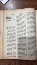 GÜNÜMÜZDE KİTAPLAR AYLIK KÜLTÜR DERGİSİ - SAYI : 10 – EKİM 1984  ÇETİN ALTAN – TOMRİS UYAR – FAKİR BAYKURT – SÜREYYA BERFE – KEMAL SÜLKER – AHMET ÖNEL – HİLMİ YAVUZ – AHMET CEMAL – MERAL ALPAY – İBRAHİM YILDIRIM – MUZAFFER BUYRUKÇU – GÜRSEL AYTAÇ – SELİM İLERİ – SENNUR SEZER – MUSTAFA BALEL – MUZAFFER UYGUNER – SÜLEYMAN BULUT – FATİH ÖZGÜVEN – FİGEN GÖKBERK – AHMET N. ÖZTÜRK – HATİCE AYNUR – NECATİ ABACI – ERDOĞAN BAŞOL – SELÇUK HÜNERLİ – H. İBRAHİM IŞIK – MESUT YALVAÇ  HER ŞEY ÜZERİNE – ÇİLLİ – ALLAH KURTARSIN AMA KİMİ – ANTOLOJİ VE ÖZET – REMZİ BENGİ – OLTADA KÜLTÜR VAR – RUSSELL VE FELSEFE GELENEĞİ – SHAKESPEARE – TÜRKİYE’DE MİLLİ KÜTÜPHANE – ŞAİR NEDİM’İN AŞKI – MAVİ KARANLIK’TA İÇERİK – TUTSAKLAR – VIRGINIA WOOLF’U ANLAMAK – TAŞLI TARLADAKİ EV – AY VE ŞENLİK ATEŞLERİ – İNSAN YETİŞTİRME DÜZENİMİZ – YAŞAMIN UCUNA YOLCULUK – BRECHT’İ ANLAMAK – GÜNER SÜMER’İN OYUNLARI – PAYEL YAYINEVİ – BERTRAND RUSSELL KAYNAKÇASI – SHAKESPEARE KAYNAKÇASI – NEDİM – BİR AVUÇ FOTOROMAN – YENİ - 64 SAYFA