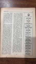 GÜNÜMÜZDE KİTAPLAR AYLIK KÜLTÜR DERGİSİ - SAYI : 10 – EKİM 1984  ÇETİN ALTAN – TOMRİS UYAR – FAKİR BAYKURT – SÜREYYA BERFE – KEMAL SÜLKER – AHMET ÖNEL – HİLMİ YAVUZ – AHMET CEMAL – MERAL ALPAY – İBRAHİM YILDIRIM – MUZAFFER BUYRUKÇU – GÜRSEL AYTAÇ – SELİM İLERİ – SENNUR SEZER – MUSTAFA BALEL – MUZAFFER UYGUNER – SÜLEYMAN BULUT – FATİH ÖZGÜVEN – FİGEN GÖKBERK – AHMET N. ÖZTÜRK – HATİCE AYNUR – NECATİ ABACI – ERDOĞAN BAŞOL – SELÇUK HÜNERLİ – H. İBRAHİM IŞIK – MESUT YALVAÇ  HER ŞEY ÜZERİNE – ÇİLLİ – ALLAH KURTARSIN AMA KİMİ – ANTOLOJİ VE ÖZET – REMZİ BENGİ – OLTADA KÜLTÜR VAR – RUSSELL VE FELSEFE GELENEĞİ – SHAKESPEARE – TÜRKİYE’DE MİLLİ KÜTÜPHANE – ŞAİR NEDİM’İN AŞKI – MAVİ KARANLIK’TA İÇERİK – TUTSAKLAR – VIRGINIA WOOLF’U ANLAMAK – TAŞLI TARLADAKİ EV – AY VE ŞENLİK ATEŞLERİ – İNSAN YETİŞTİRME DÜZENİMİZ – YAŞAMIN UCUNA YOLCULUK – BRECHT’İ ANLAMAK – GÜNER SÜMER’İN OYUNLARI – PAYEL YAYINEVİ – BERTRAND RUSSELL KAYNAKÇASI – SHAKESPEARE KAYNAKÇASI – NEDİM – BİR AVUÇ FOTOROMAN – YENİ - 64 SAYFA