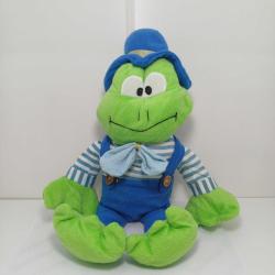 Vintage İspanyol Play-Me Kurbağa Peluş 30cm 80'ler