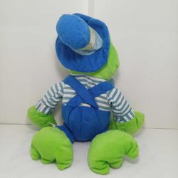 Vintage İspanyol Play-Me Kurbağa Peluş 30cm 80'ler
