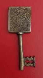 Rum İşi, Vaftizci Yahya Temalı (Ortodoks) İkona Tarzında Anahtar. Kısaca: 