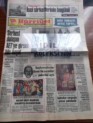 Hürriyet Gazetesi - Turkish Newspaper - 7 Haziran 1981 - Almanya Türklere eşit hakka yanaşmıyor - serbest dolaşım AET'ye girsek bile hayal - bu fotoğraf Mehmet Ali Ağca'nın dosyasındaki en büyük delil - Paris'te Ermeni kilisesi önünde bomba patladı - Behice Boran ve Gültekin Gazioğlu vatandaşlıktan çıkarıldı - sahtekar zangoç Panoyat Çokyaşa ile çetesi yakalandı fotoğraf - Bülent Ersoy mahkeme kararıyla da kadın oldu fotoğraf - frankfurt'ta polisle öğrenciler çatıştı 25 polis yaralı - belediye sayısı azaltılıyor - İsrail komandoları Filistin gerillalarına ait bazı binaları havaya uçurdu - Nutuk yazan Mustafa Kemal Atatürk yazı dizisi - televizyonda bugünkü program - Audrey Hepburn bir genç kız gibi aşık fotoğraf - gururluyuz güçlüyüz Ankaragücü'lüyüz fotoğraf - Mehmet Solmaz futbolcu olmak istiyordum ama seyrede seyrede atlet oldum fotoğraf - geleneksel akbalık güreşleri bugün başlıyor - Ermeniler Paris'te Türklere saldırı için zemin hazırlıyor - Korkut Özal ve Mehmet Okul tahliye