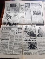 Son Havadis Gazetesi - Turkish Newspaper - 24 Aralık 1976 - bakanlar Kurulu anarşik olayları görüştü - Süleyman Demirel hükümeti her gün beşiğe koyup sallıyorlar dedi - savcılık temizlik işçilerini yasa dışı direnişe sevk eden Genel İş hakkında soruşturma açtı - müfettişler İstanbul'un çöp konusunu inceliyor Fotoğrafı - Ahmet İsvan bir yıl içinde 600 milyon lira hükümet yardımı aldı - denizcilik bankasından emekli olan 321 kişiyi armağan verildi - ülkücü öğrenci Cengiz Şen'in cenazesi törensiz kaldırıldı Fotoğrafı - ODTÜ rektörü Ilgaz Alyanak görevden alındı - SSK yeni genel müdürü İsmet Kaya Erdem göreve başladı - Vakko'dan kimler için armağan seçilir - Dolmuş Şov'da İskender Doğan Nejat Uygur ve Yıldıray Çınar Fotoğrafı - Küçük ev dizisi - üretimi durduran Tofaş işçilerine kurs veriyor - ah bu gençlik oynayanlar Gülgün Erdem Aynur Aydan Ve Hayal Sirer Foto Roman - Ben kimi seveceğim şarkısının notaları Fotoğrafı - ilk bestesini 18 yaşında yapan İsmet Nedim Fotoğrafı - Nazan Şoray