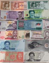 15 adet Yabancı Kağıt Para Lotu ÇİL