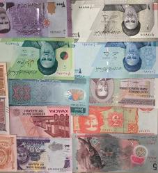 15 adet Yabancı Kağıt Para Lotu ÇİL