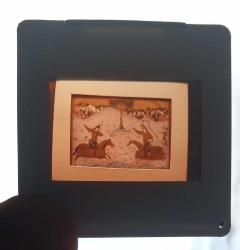 5 ADET OSMANLI MİNYATÜR SANATI DİA FOTOĞRAF 1990'LAR ÇEKİM KONDİSYON YÜKSEK KOLEKSİYONLUK NADİR (B)