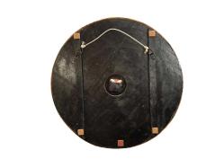 56 cm çapında country corner masif ahşaptan avrupa duvar saati