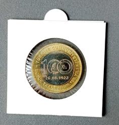 2022 YILI BÜYÜK TAARRUZUN 100.YILI 1 TÜRK LİRASI (KAPAMADA)