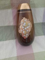 El İşlemeli Bohem Vazo