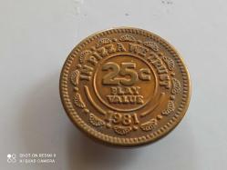 USA 25 ¢ 1981 -  OYUN JETONU (Chuck E. Cheese)