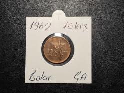 1962  YILI MADENİ 10 KURUŞ ÇA ( BAKIR ) TCM 4037