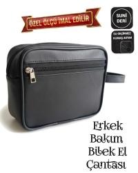 SEVBAGS ERKEK BAKIM BİLEK EL ÇANTASI SUNİ DERİ