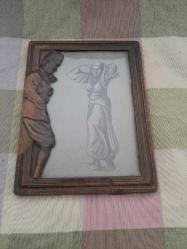 Atatürk Rölyefli Bakır Çerçeve