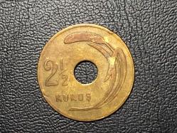 1950 YILI MADENİ 2,5 KURUŞ  TCM 4736