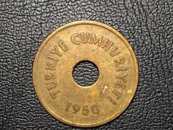 1950 YILI MADENİ 2,5 KURUŞ  TCM 4736