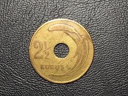 1950 YILI MADENİ 2,5 KURUŞ  TCM 4823