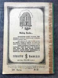 Türkiye İş Bankası, reklamlı Okul defteri - İçi boş