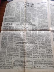 Yeni Asır Rapor Gazetesi - Turkish Newspaper - 26 Mayıs 1983 - Yunanistan ile birlikte AET'ye girelim diyenler haklı çıktı - Fransa'da öğrenciler kültür bakanı Jack Lang'a meydan dayağı attı - Başbakan Bülend Ulusu esnaf ve sanatkar kredileri 100 milyara çıkacak - TOB 38. Genel kurulu cumartesi toplanıyor - hukukçular grevde - ortadoğu'ya ihracatın yabancı güçler tarafından baltalandığı öne sürüldü - Londra Metal borsası - Afganistan sadece politik değil askeri bir skandal - bilgisayarla gelen yalnızlık yazan Murat Birsel - İran Irak Savaşı'nda barış umutları Bu kez Tahran'dan - Uluslararası çalışma örgütü İsrail'in ekonomik politikasını eleştirdi - düşünceler yazan Burhan Özfatura - Yeni kurulan şirketler - iş piyasalardaki son fiyat hareketleri - Alpaslan Beşikçioğlu üzüm ihracatında fon kaldırılırsa stoklar erir - Koza piyasası 10 Haziran'da açılıyor - müteahhitlerimizin en büyük rakibi mevzuat - ABD otomobil piyasası yeni bir bunalımın eşiğinde - altın fiyatları - Güngör Mengi